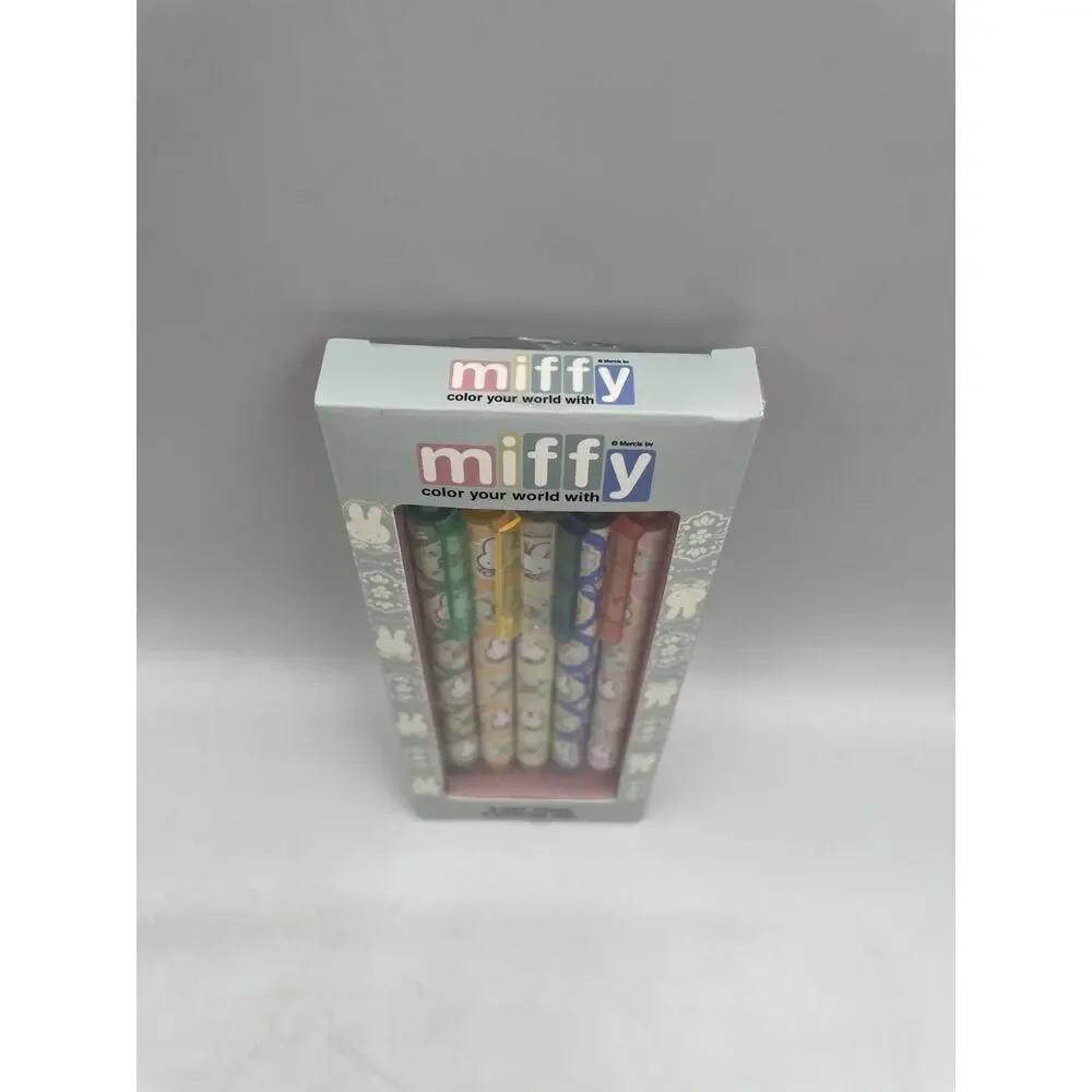 NIB Color Your World With Miffy 5 Gel Pens